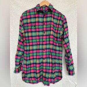Polo RL soft flannel button down NWT